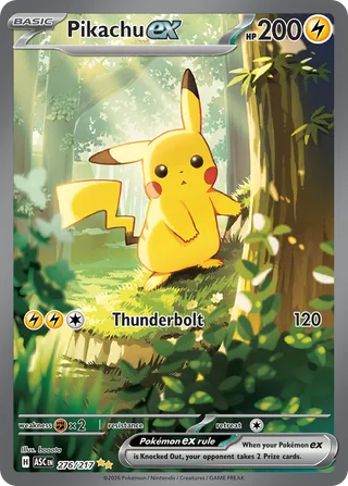 Pikachu ex, ME: Ascended Heroes