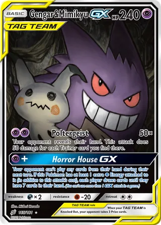 Gengar & Mimikyu GX (Alternate Full Art), SM - Team Up