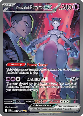 Team Rocket's Mewtwo ex, SV10: Destined Rivals