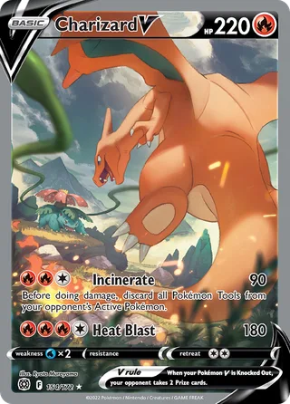 Charizard V (Alternate Full Art), SWSH09: Brilliant Stars