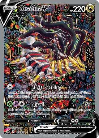 Giratina V (Alternate Full Art), SWSH11: Lost Origin
